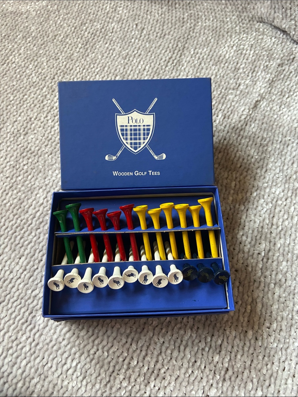 Vintage Ralph Lauren Polo Golf Tee Set